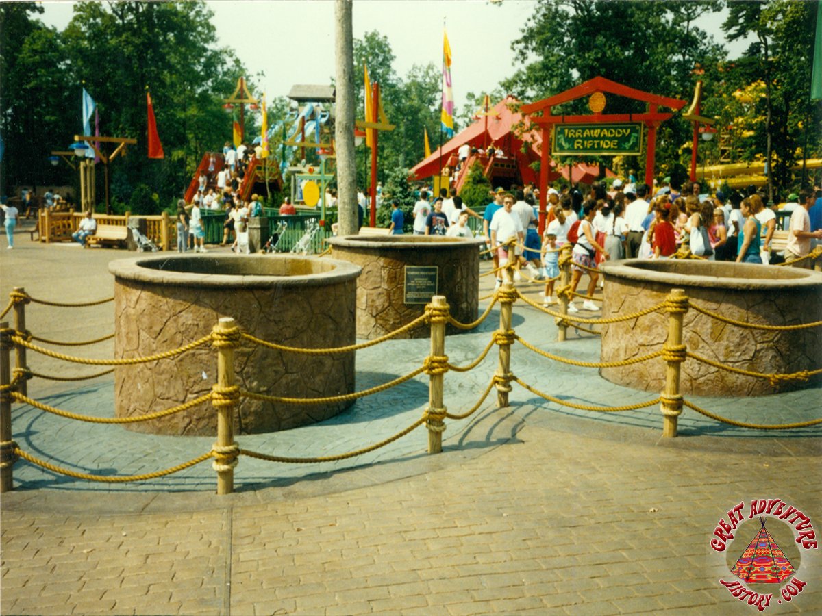 Jumping Fountains At Six Flags Great Adventure